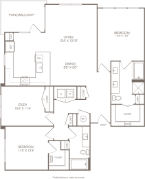 a blueprint of a floor plan of a home
