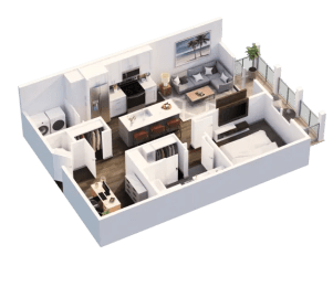  Floor Plan A1c Plus Flex Space
