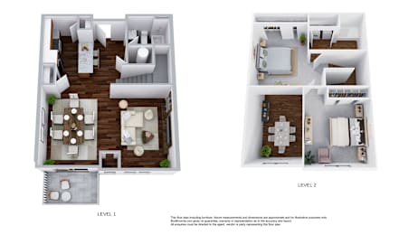  Floor Plan Two Bedroom Loft