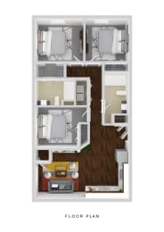  Floor Plan 3 Bedroom 2 Bathroom