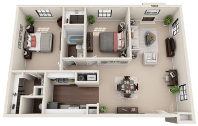 a floor plan of the acadia
