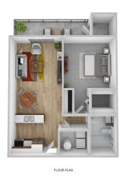 1 bed, 624sf bed apartment at Arcadia Pointe Apartments in Las Vegas