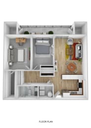 2 bed, 884 sf bed apartment at Arcadia Pointe Apartments in Las Vegas