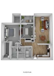 2 bed-2 bath 1,050sf bed apartment at Arcadia Pointe Apartments in Las Vegas