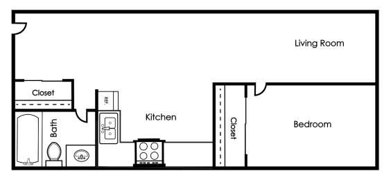  Floor Plan Phase 2 - 1 Bedroom A
