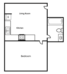  Floor Plan Phase 2 - 1 Bedroom B