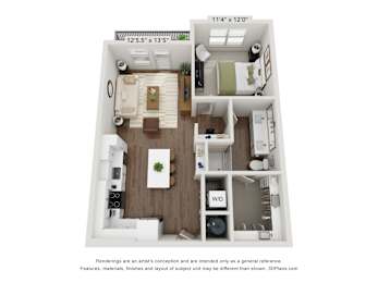 A2 floor plan at Kessler, Texas