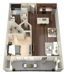 1 bed 1 bath H at Aviator West 7th Apartments , Fort Worth, TX