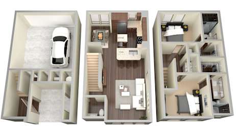 1 bed 1 bath V at Aviator West 7th Apartments , Fort Worth, TX