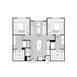 B1 Floorplan at Cobalt, Saginaw, TX
