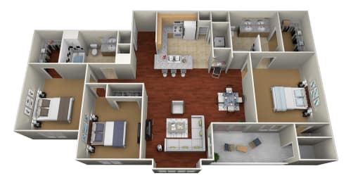 C2 Floor Plan at Cornerstone Ranch, Katy, TX, 77450