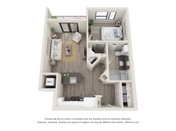 A2E Floor Plan at Durham Heights, Texas