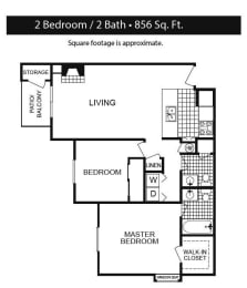 2 bed 2 bath at Northchase,Texas