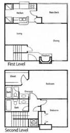 2 bed 2 bath B at Brook Meadow Village Apartments , Texas