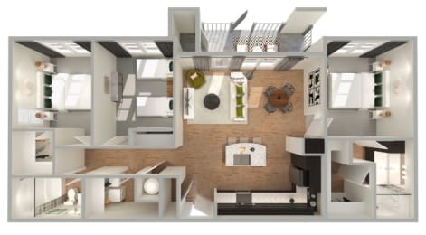 3 bed 2 bath at The Fitzroy San Marcos, Texas