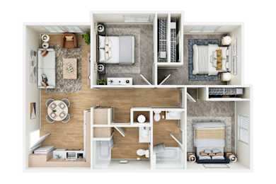3 bed 2 bath Floor Plan at Terracina at Wildhawk, Sacramento, California