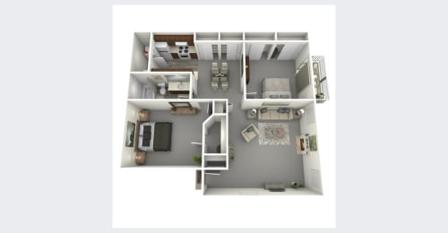 Riverdale - 2 Bed, 1 Bath at The Local Apartments, Memphis, TN