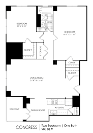 2 bed 1 bath at 275 on the Park Apartments, St. Louis, MO, 63108