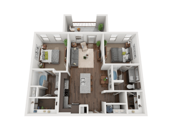 B1 Floor Plan at The Grand at Stonecreek, Texas