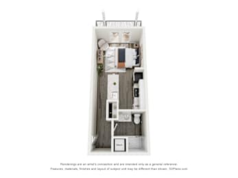 The Atlas Studio Floor Plan