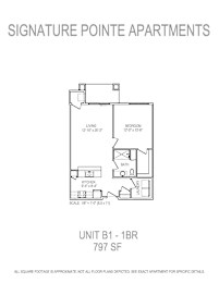  Floor Plan Style B1
