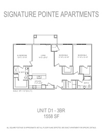  Floor Plan Style D1