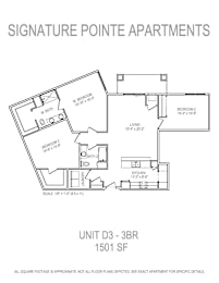 Floor Plan Style D3