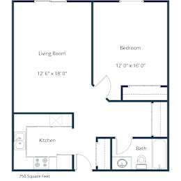 Galleria 3 | One Bedroom | Plan 11A