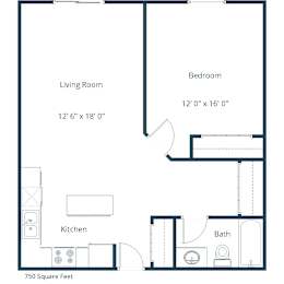 Galleria 3 | One Bedroom | Plan 11B