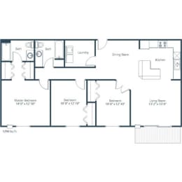 a floor plan of a home