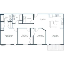 a floor plan of a home