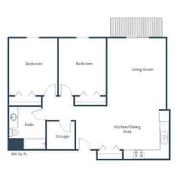 a floor plan of a house