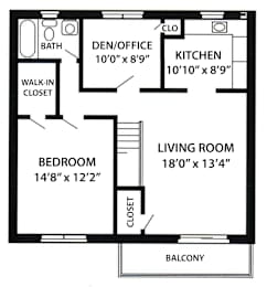 The Cypress Floor Plan at Troy Hills Village Parsippany, NJ 07054