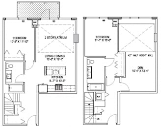 Penthouse 5 Floor Plan at One 333, Illinois, 60605