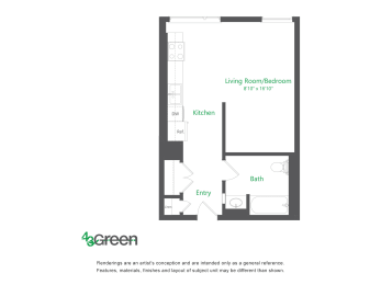 Floor Plan  Studio A