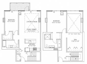 Penthouse 7 Floor Plan at One 333, Chicago, IL