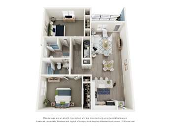 The Ashcroft Floorplan at Ardmore at Prosperity, Knoxville
