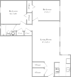 2 bed 2 bath A at Eagles Crossing Apartment , Washington