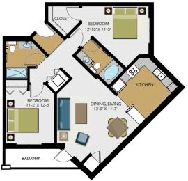  Floor Plan The Crosby