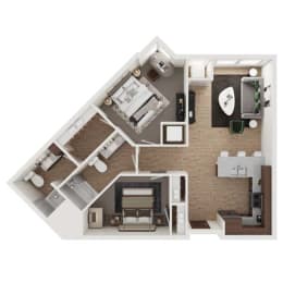 a1 floor plan  studio apartment  the residences at sawmill estates