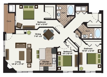  Floor Plan Tamarack D