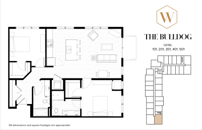 C2 Floor Plan at The Whitley, St. Paul, MN