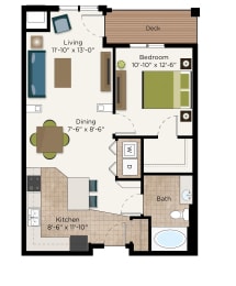 The Minnehaha Floor Plan at The Communities of River Crossing, Saint Paul, 55116