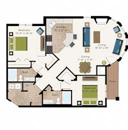 The Summit Floor Plan at The Communities of River Crossing, Saint Paul, Minnesota
