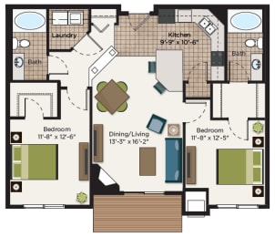 The Wabasha Floor Plan at The Communities of River Crossing, Saint Paul, 55116