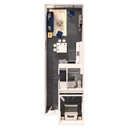Flats floor plan at Crystal Flats in Bentonville, AR