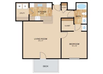 Picasso Floor Plan, at Larimore, The, 13302 Larimore Ave, Omaha, 68164