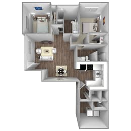  Floor Plan Townhome A14A