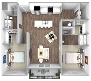 2 Bedroom Unit