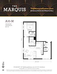 Floor Plan A10-M at The Marquis, Easton, PA